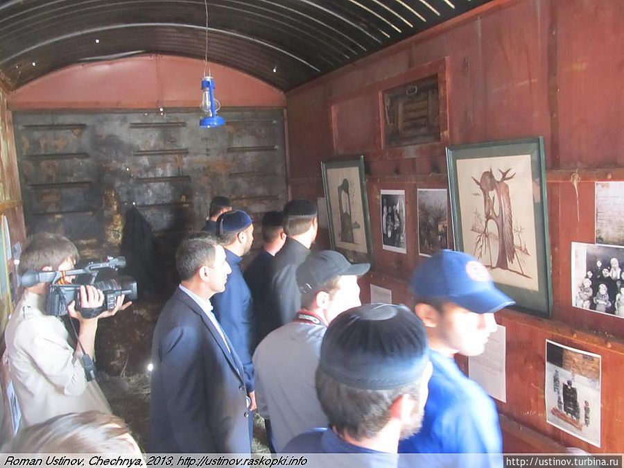 мэр Грозного (Кадыров) на открытии экспозиции Чеченская Республика, Россия