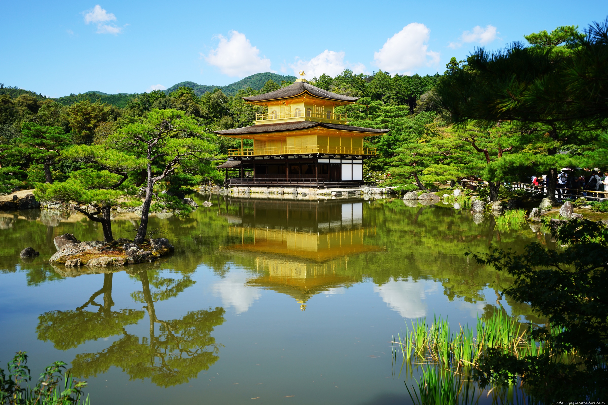 Кинкаку-дзи (Рокуон-дзи, Золотой павильон) / Kinkaku-ji (Rokuon-ji, Golden Pavilion)