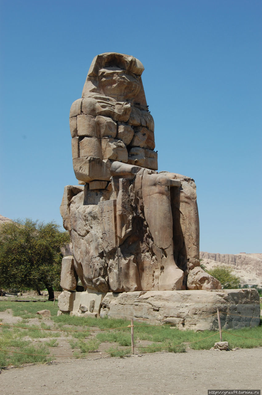 Колоссы Мемнона Луксор, Египет