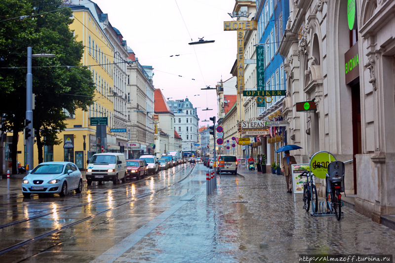 Дождливая столица Австрии Вена, Австрия