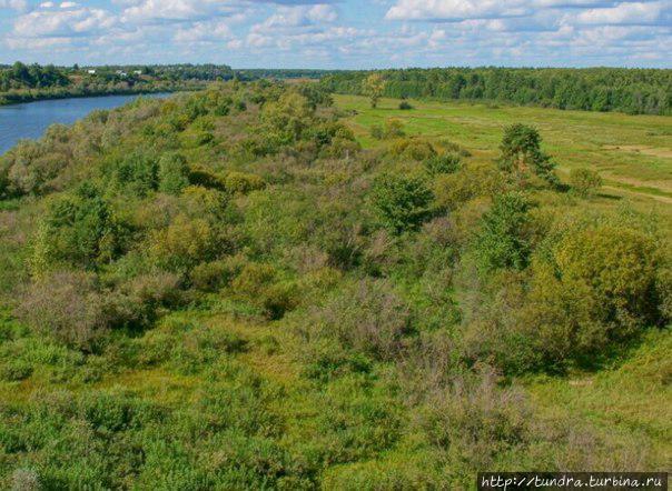 Панорамный вид на Ветлужские места Нижегородская область, Россия