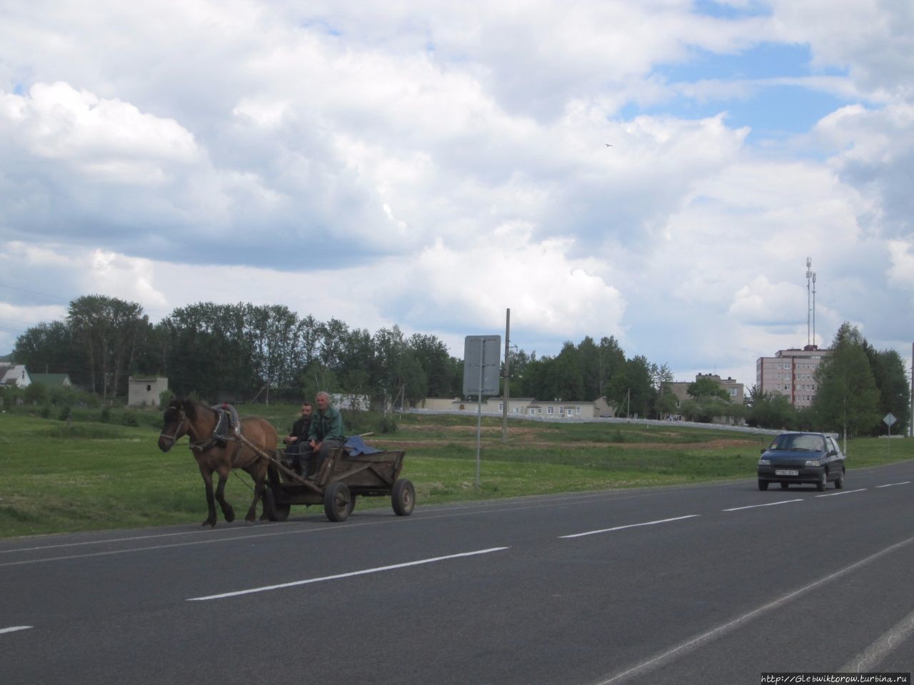 Прогулка по окраинам Мядель, Беларусь