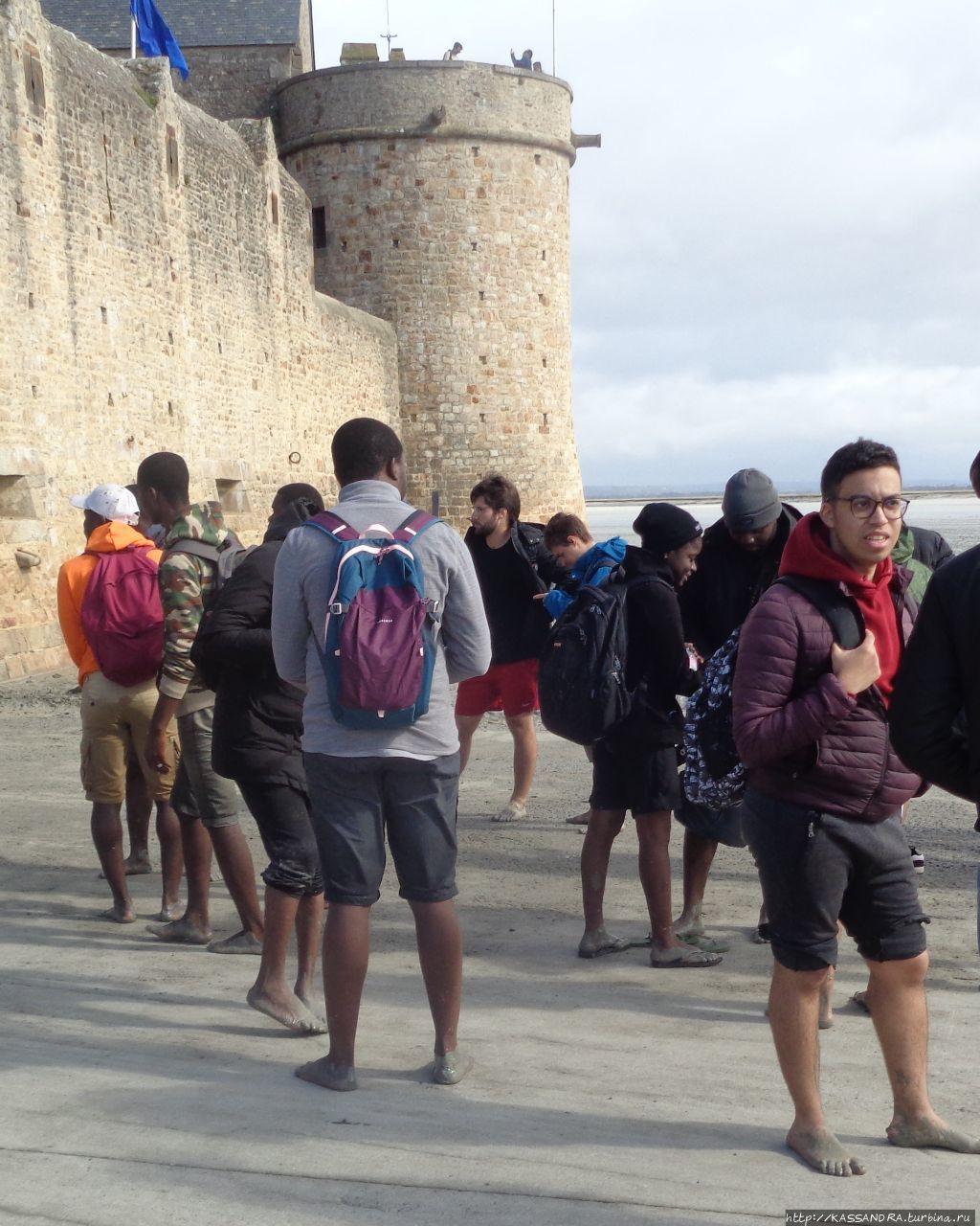 Мон-Сен-Мишель. Искатели жемчуга Мон-Сен-Мишель, Франция