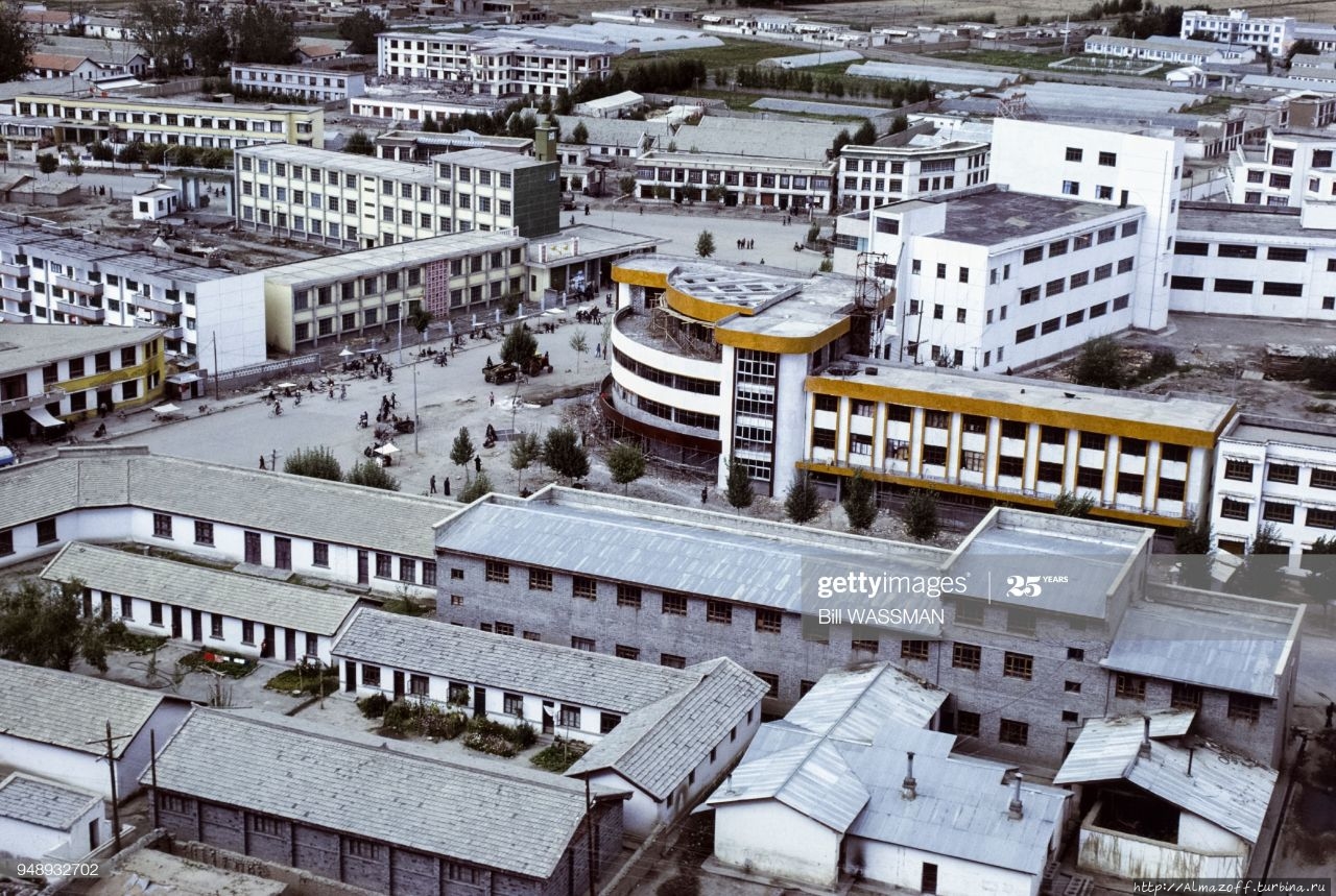 Фотография города Цетан (Tsetang) 1986 года Цетан, Китай