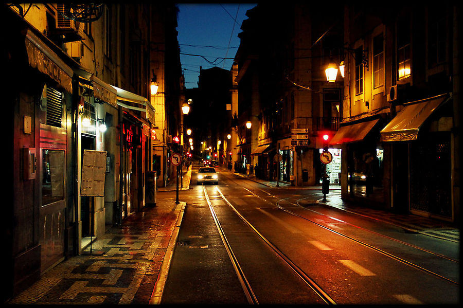 Очарование вечернего Лиссабона Лиссабон, Португалия