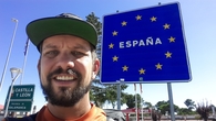 алматинский путешественник Андрей Гундарев (Алмазов) автостопит в Испании