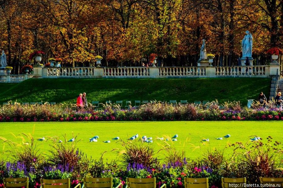 Есть у Люксембургского сада свой осенний шарм... Париж, Франция