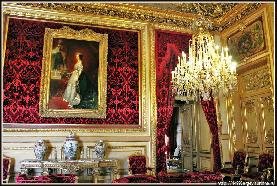 Апартаменты Наполеона III. Портрет императрицы Евгении Париж, Франция