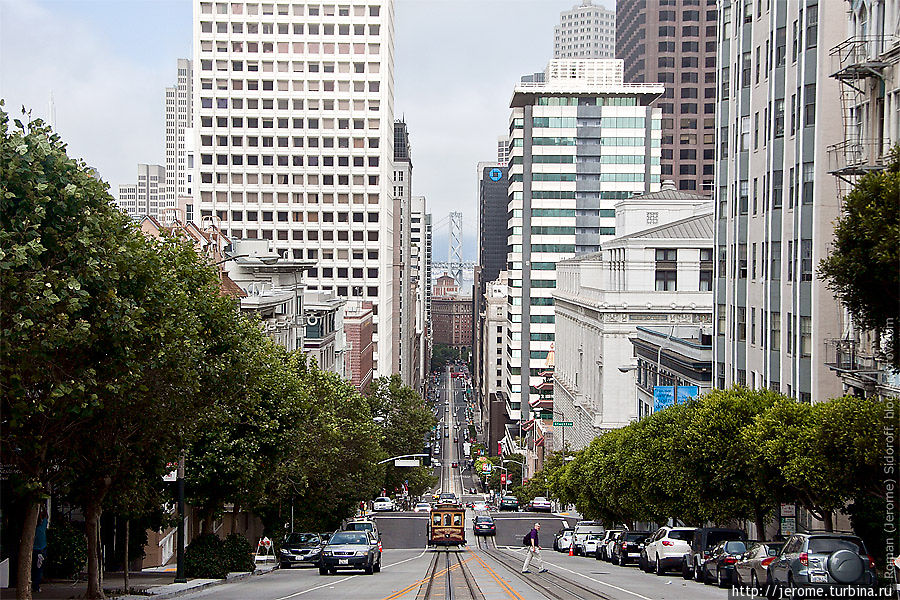 Сан-Франциско — город на холмах Сан-Франциско, CША