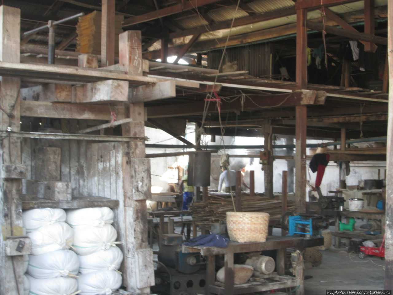 Образец местной фабрики Сипо, Мьянма