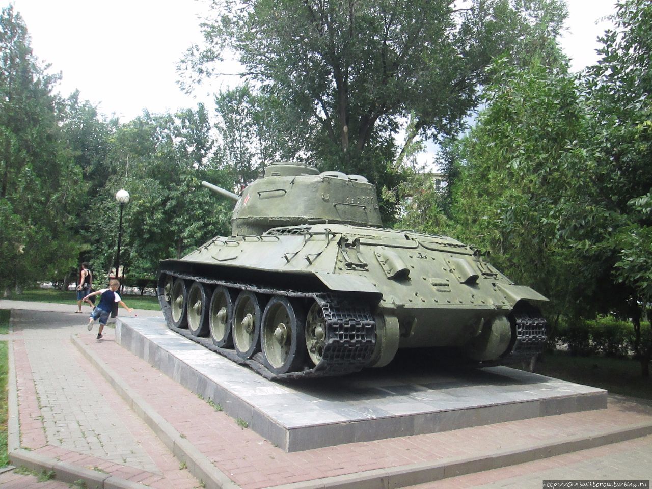 сквер им. 60 лет Сталинградской битвы Астрахань, Россия
