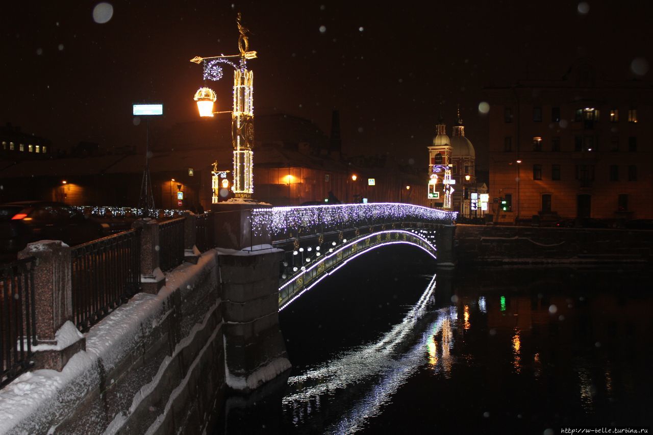 Мой любимый Пантелеймоновский мостик, через Фонтанку. Санкт-Петербург, Россия