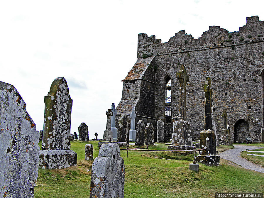 Кельтские кресты в замке Rock of Cashel Кашел, Ирландия
