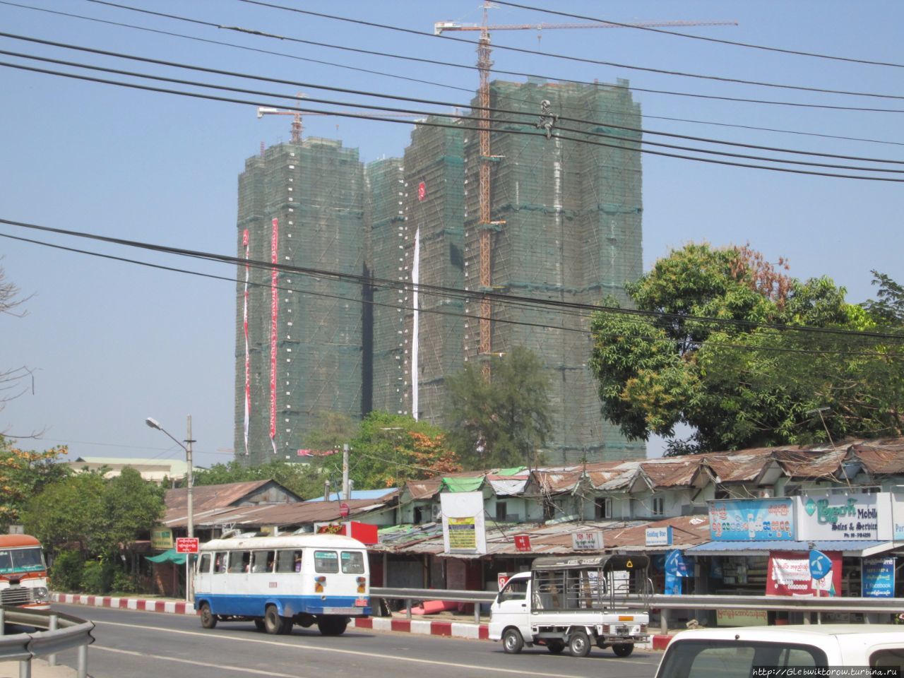 Янгон перед отъездом Янгон, Мьянма