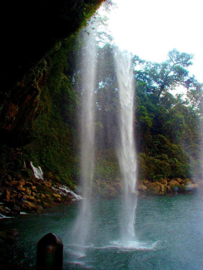 Я в Мексике! Под струнами водопада Мисоль-Ха Мисоль-Ха водопад, Мексика