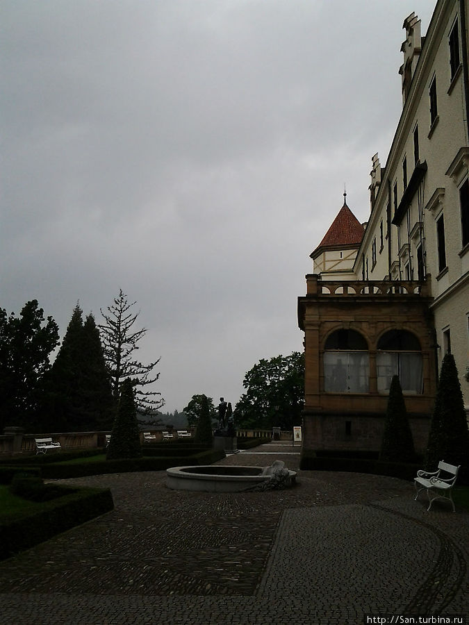 Вид замка с северной стороны Конопиште, Чехия