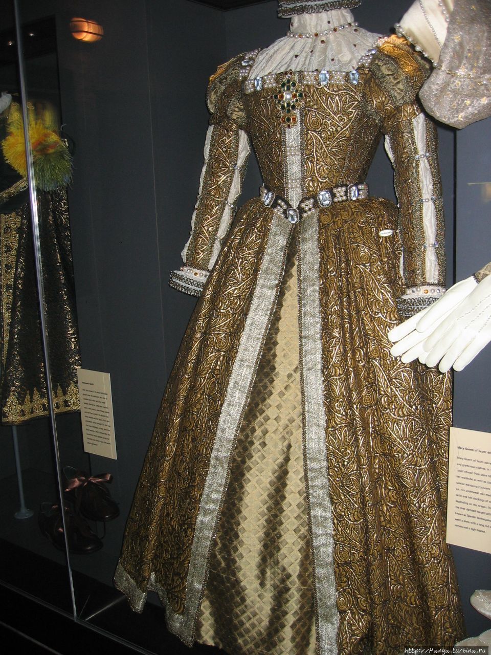 Экспозиция, посвященная Марии Стюарт в музее замка Стерлинг Стерлинг, Великобритания
