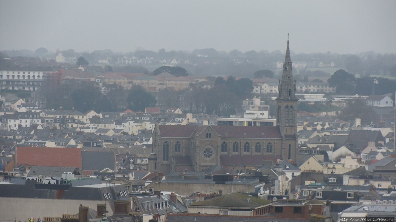 С самолёта на паром Сент-Хельер, Джерси