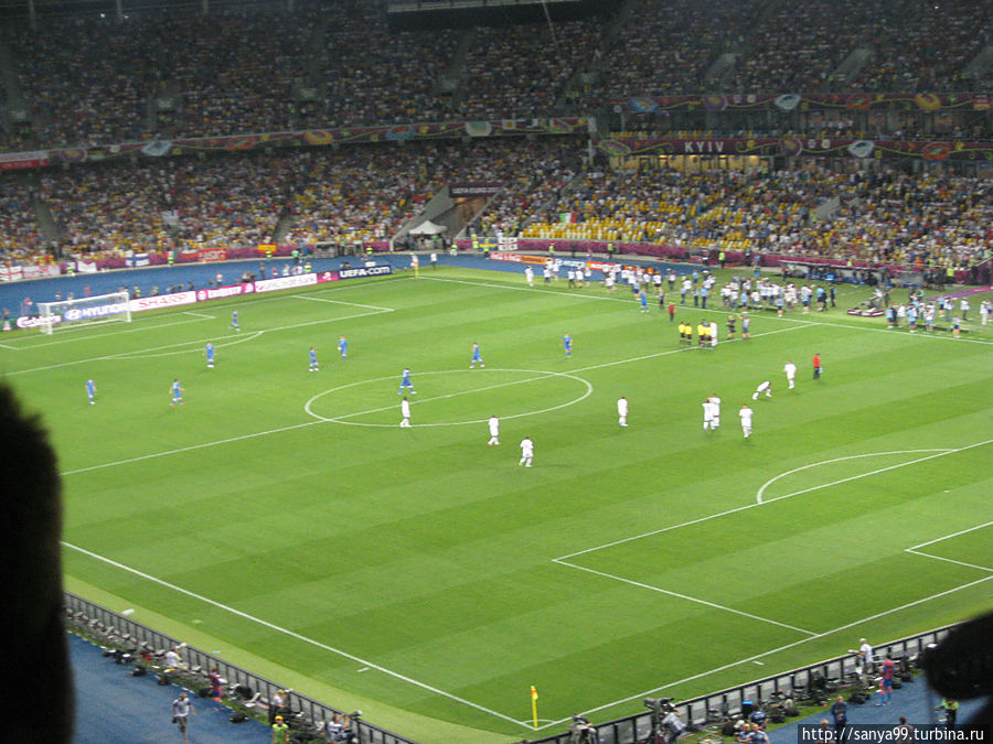 Евро-2012. Матч Англия-Италия Киев, Украина