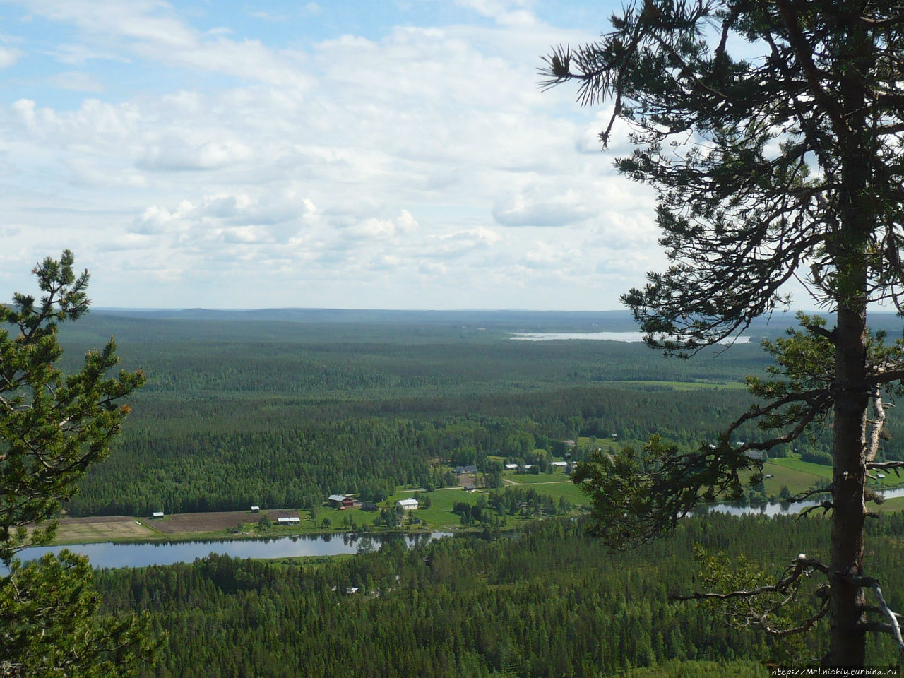 Прогулка по горе Авасакса Юлиторнио, Финляндия