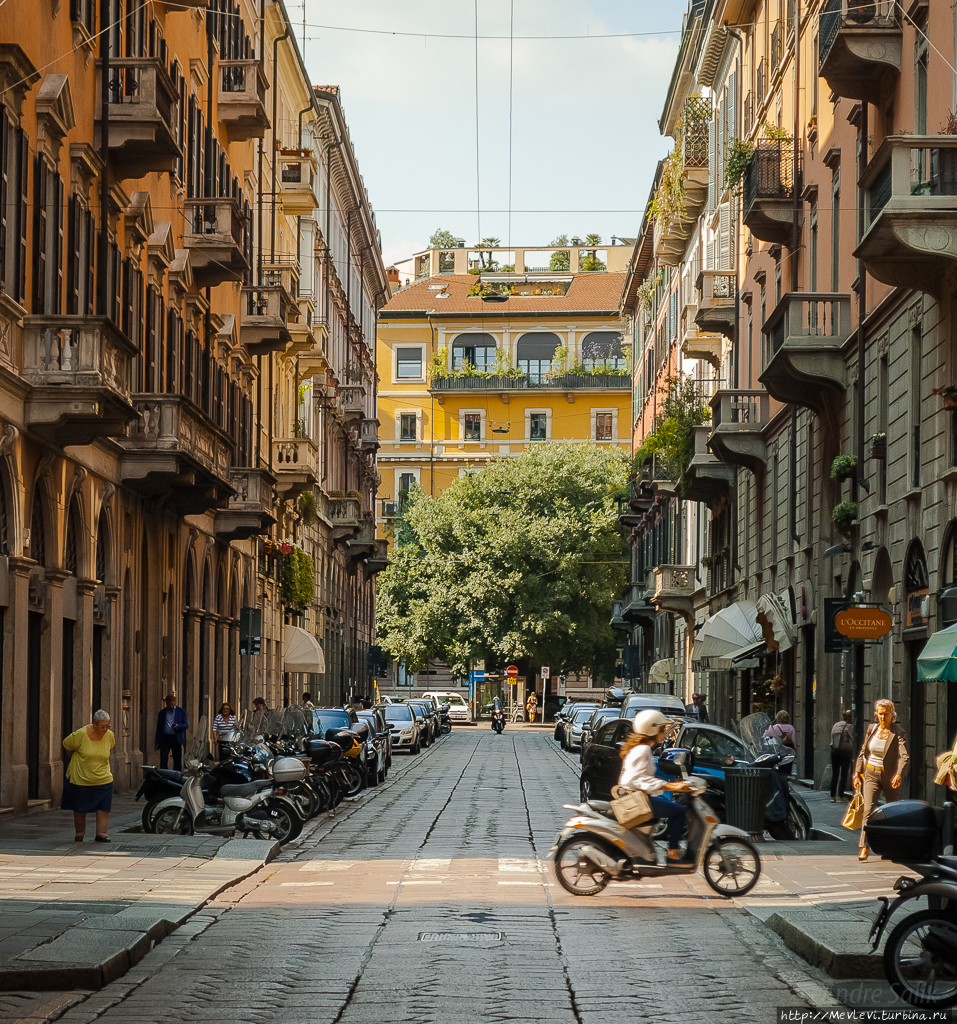 Квартал Брера. Milano brera Милан, Италия