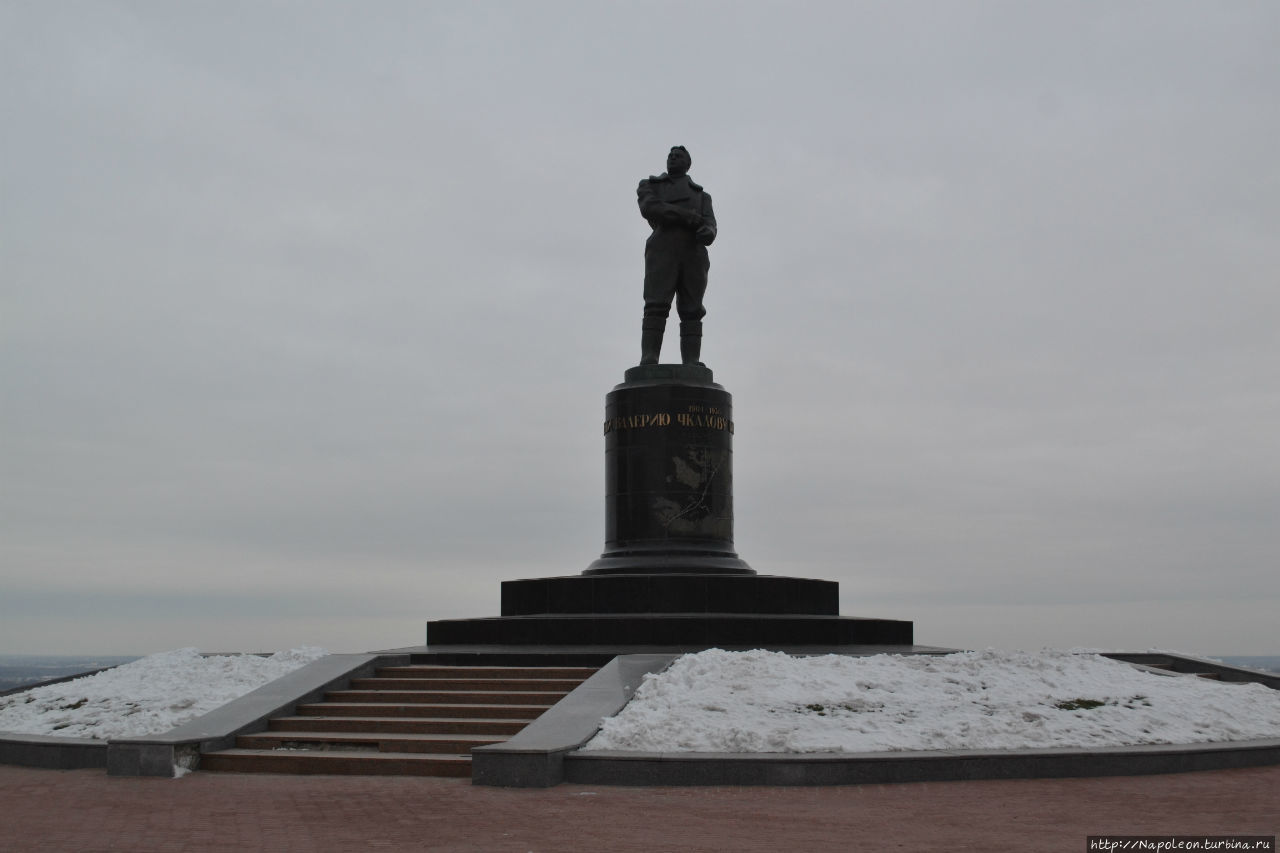 Памятник Чкалову Нижний Новгород, Россия