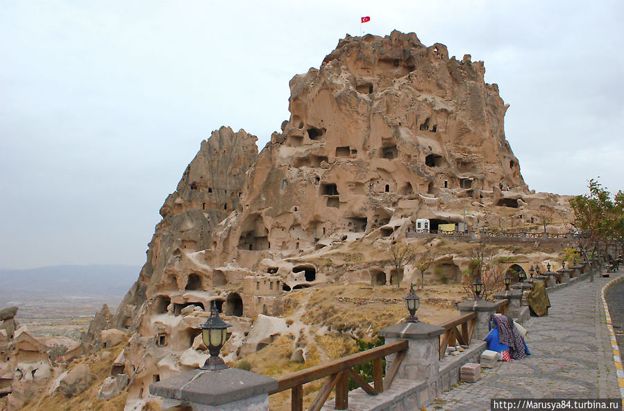 Ухчисар-самая высокая крепость в Каппадокии Каппадокия - Гереме Национальный Парк, Турция
