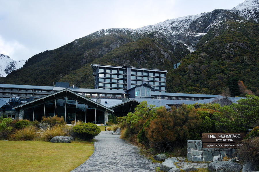 Отель Эрмитаж у подножия гор Аораки Маунт Кук Национальный Парк, Новая Зеландия