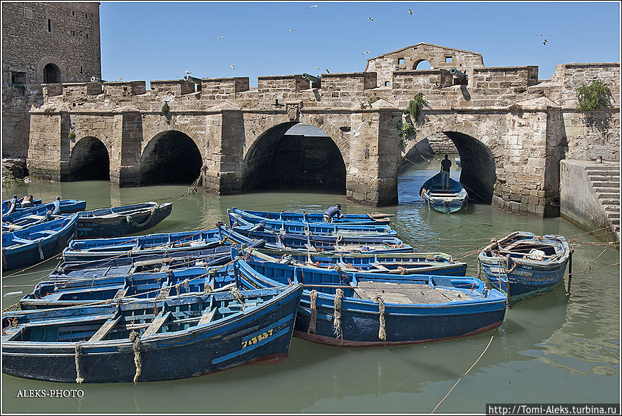 Лодки в Марокко почему-то по большей части синие!
*