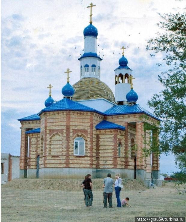Храм во имя Успения Божьей Матери Большой Чаган, Казахстан