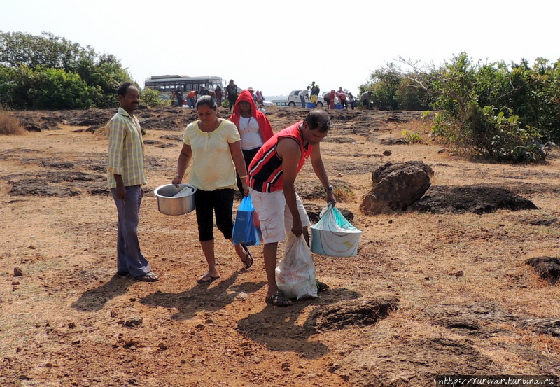 Пляж Кабо де Рама на Гоа Палолем, Индия