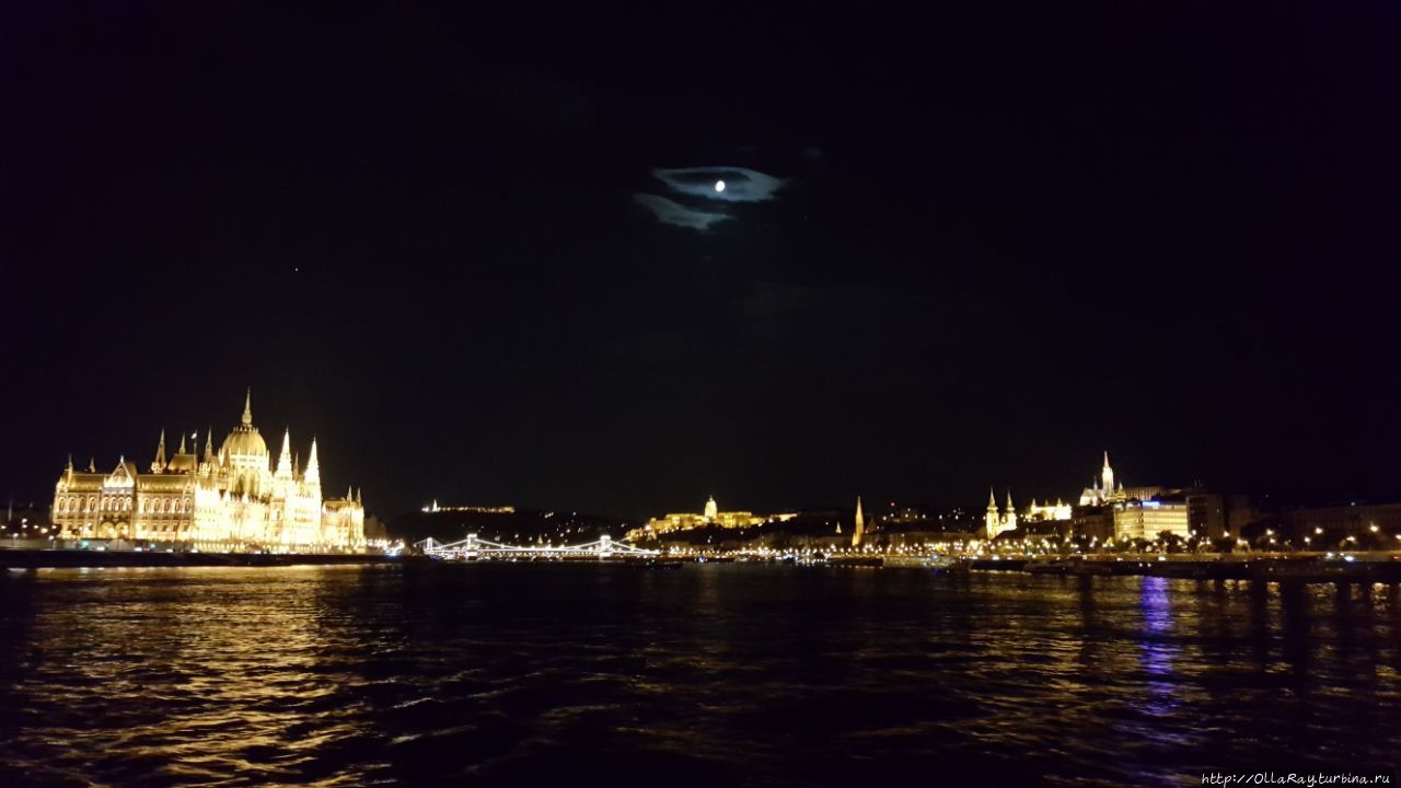Луна над Дунаем Будапешт, Венгрия