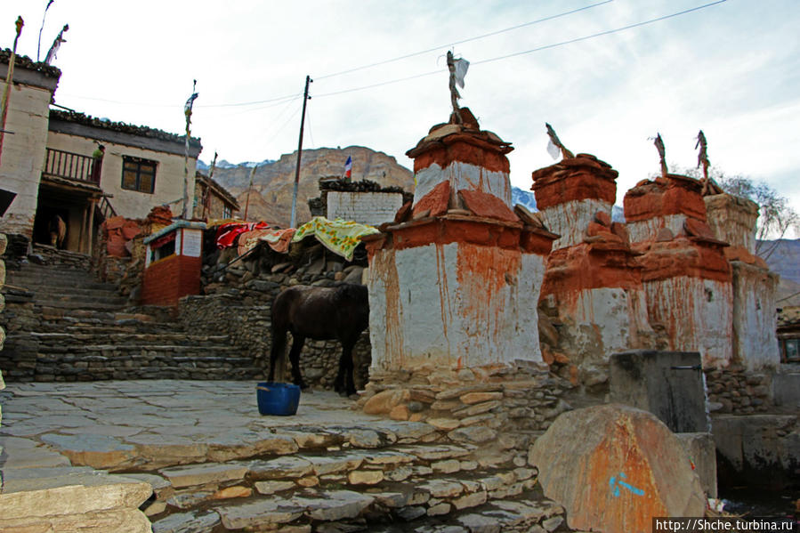 городок малюсенький, но не без колорита Челе, Непал