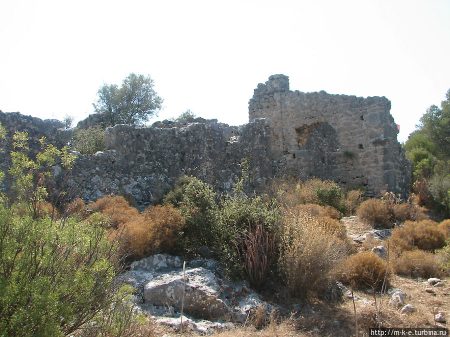Византийский монастырь Эгейский регион, Турция