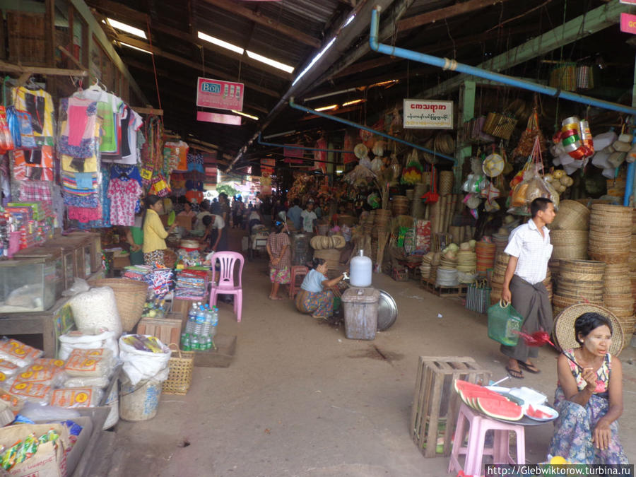 Тханлуин: прогулка по центру города Янгон, Мьянма