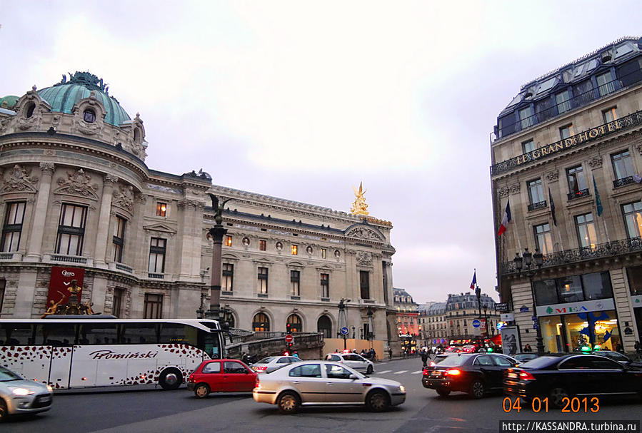 Счастливая судьба  Гранд опера Париж, Франция