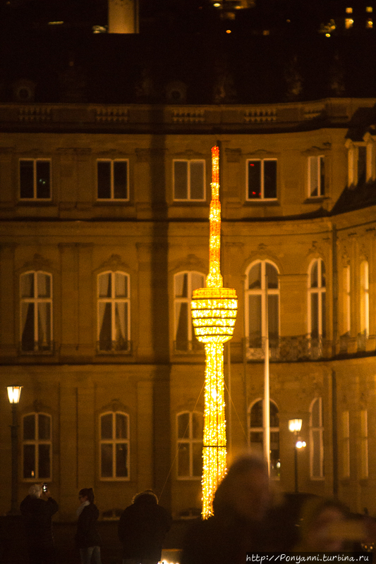 На рождественском рынке с друзьями Штутгарт, Германия