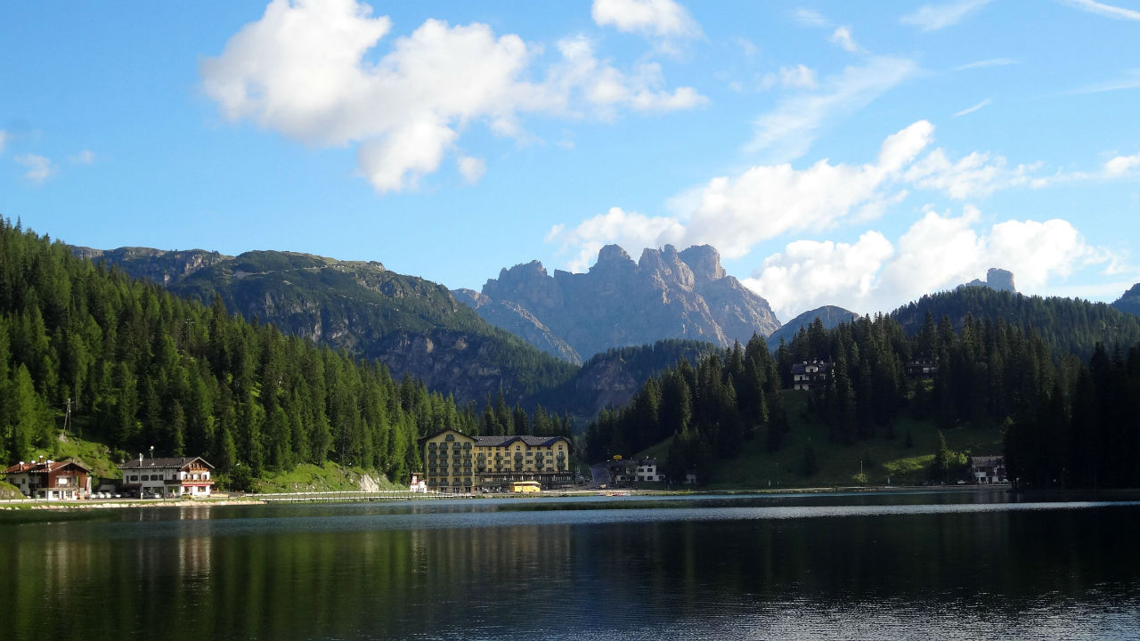 Созерцание вечности Озеро Мизурина, Италия