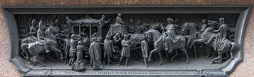 Темпл-Бар-Мемориал в Лондоне. Королева Виктория и процессия. Фото из интернета