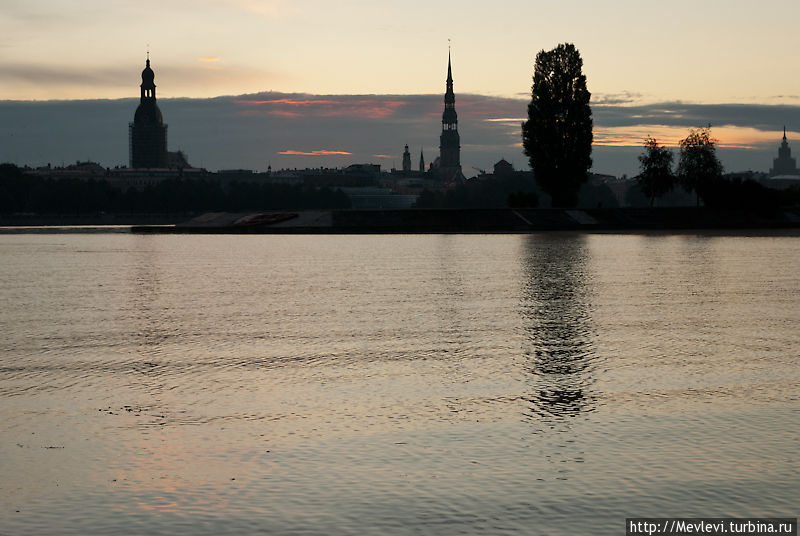 Панорама Старой Риги Рига, Латвия