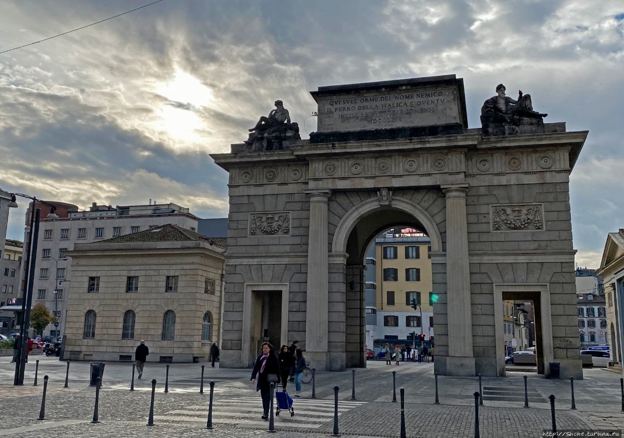 Ворота Гарибальди Милан, Италия