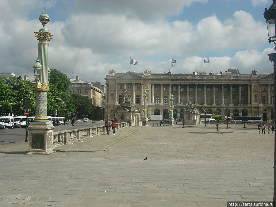 Отель Crillon на улице Риволи