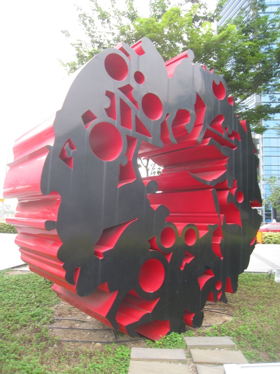 Городская скульптура вдоль набережной реки Сингапур (столица), Сингапур (город-государство)