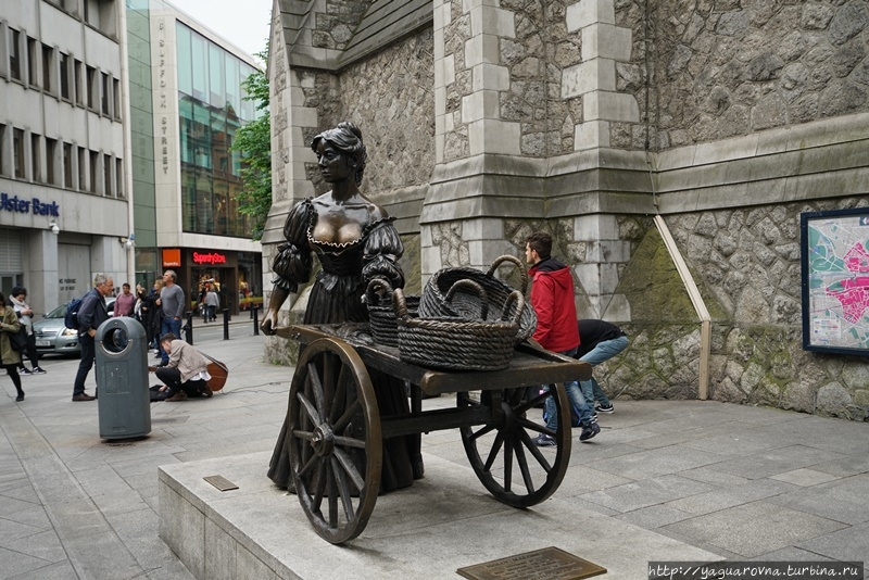 Улицы Дублина. Графтон Стрит - торговля и искусство.