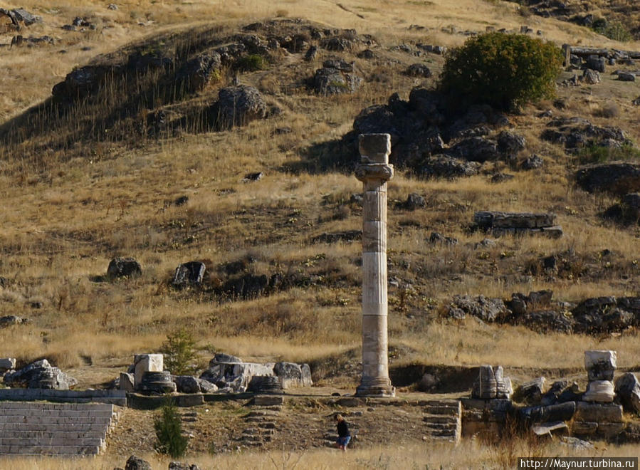 Древний    город   —   сосед   Паммукале Памуккале (Иерополь античный город), Турция