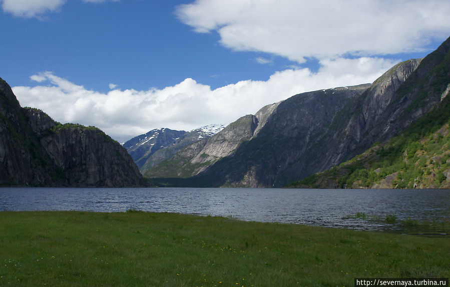 Водопад Ворингфоссен и окрестности. Июнь 2012 Эйдфьорд, Норвегия
