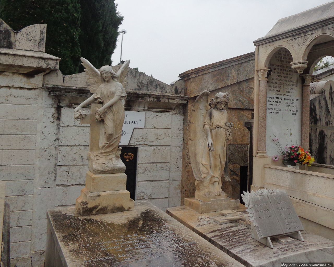 4 необычных  кладбища Ниццы Ницца, Франция
