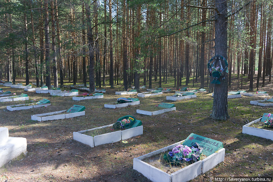 Орёл-городок. Кладбище солдат Второй Мировой, умерших в госпитале Усолье, Россия