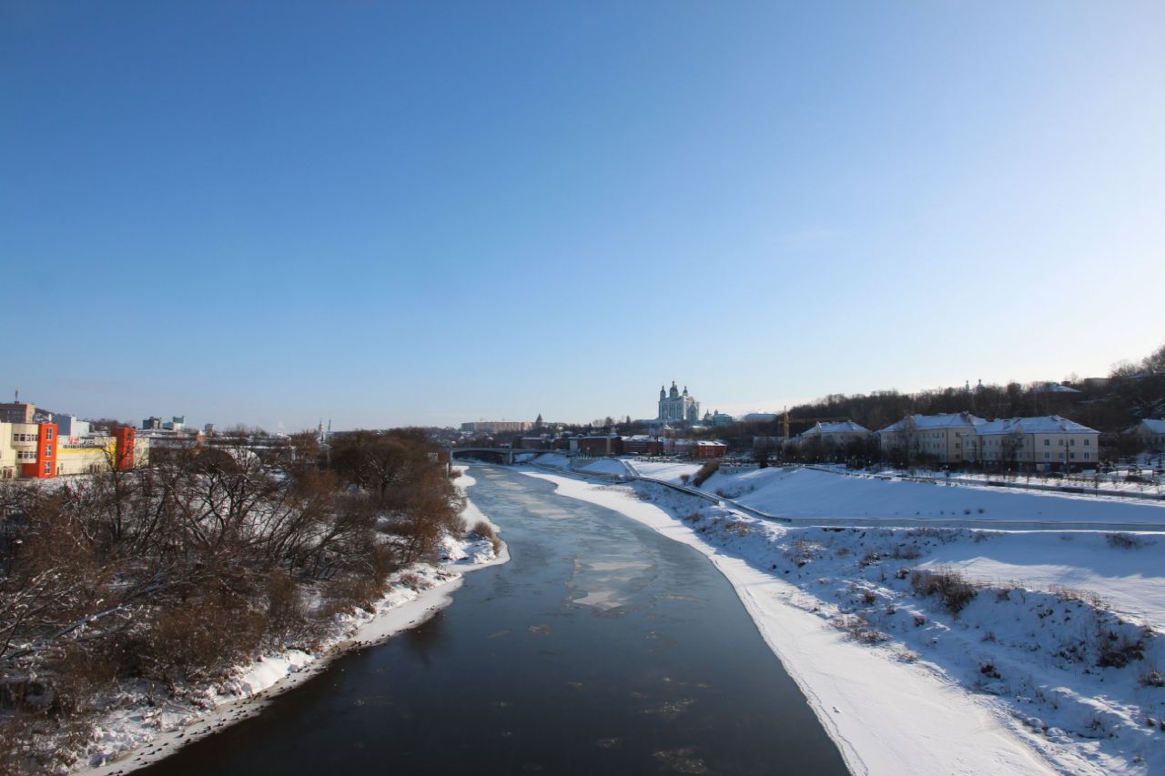 2. Река Днепр. Смоленск, Россия