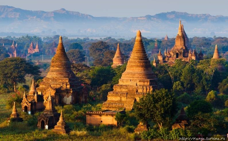 Храмы Багана. Фото из интернета Баган, Мьянма